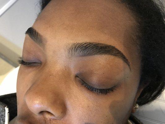 Brow wax.