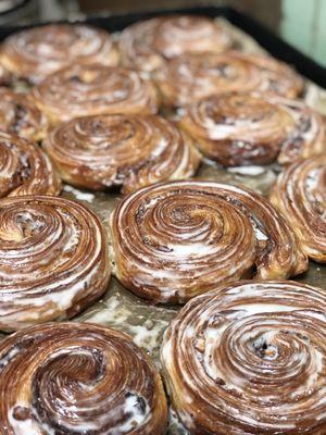 Macadamia nut cinnamon rolls