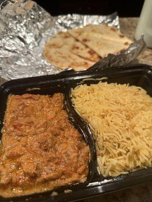 butter chicken platter