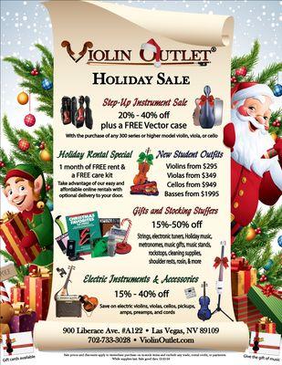 Holiday Sales & Specials