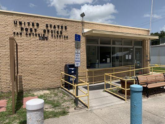 Adorable two register small town post office: open 9 AM - 4 PM (M-F)