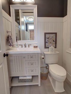 Bathroom remodeled. Fully gutted out & designed.