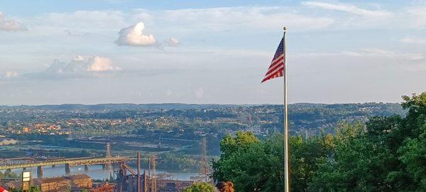 Overlooking the Mon Valley/Kennywood territory