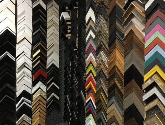 Wide selection of options for your framing needs!