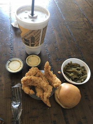 Four strip combo meal for $7.50