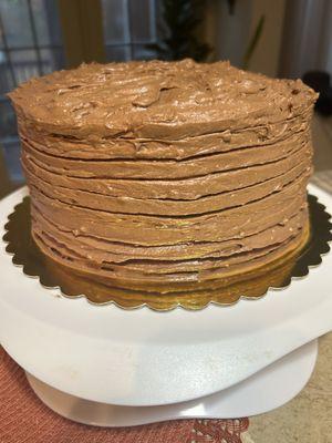 3-layer Double Chocolate special order Westside Creamery Cake