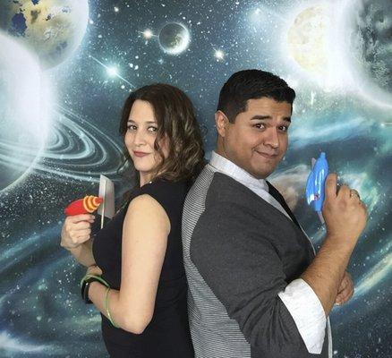 Langham Hotel's  Galaxy Gala event photo booth/