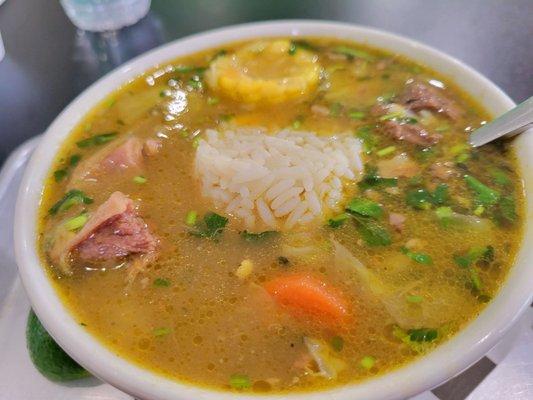 My rice IN the Sancocho like nature intended!