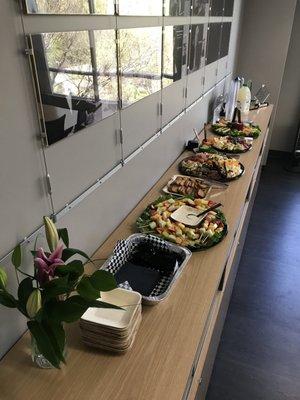 Catered my event with platters for 100!