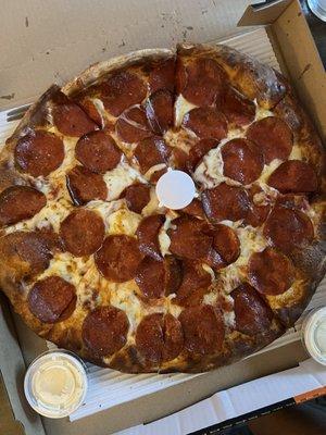 Pepperoni pizza