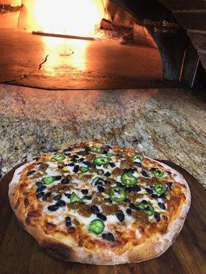 Wood Fired Mexican Pizza