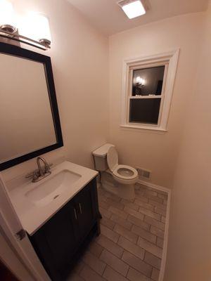 remodeled bathroom