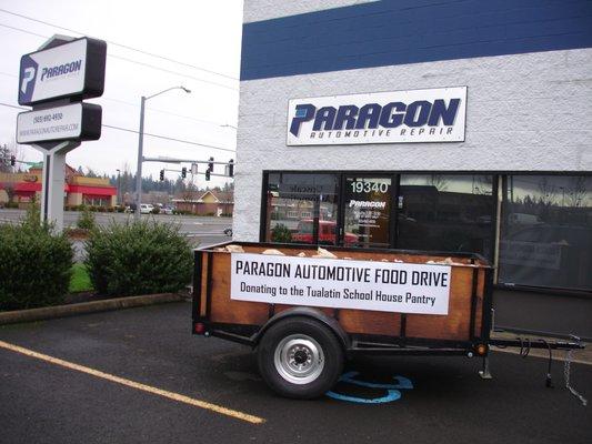 Paragon Food Drive