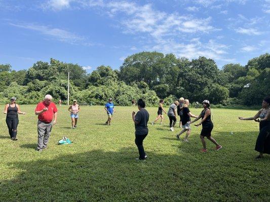 Tai chi group lessons at Katherine Rose Park Mansfield