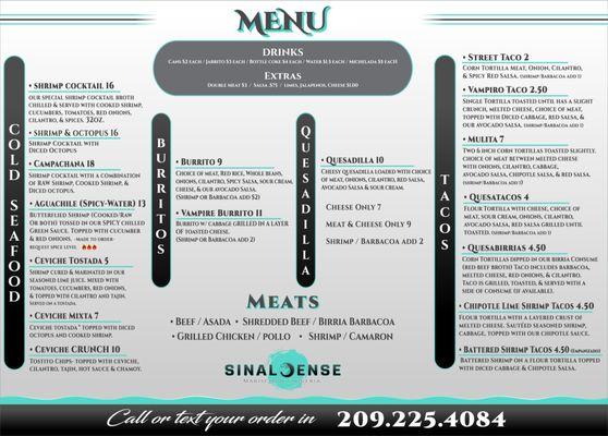 UPDATED MENU