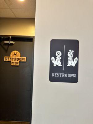 Bathroom sign