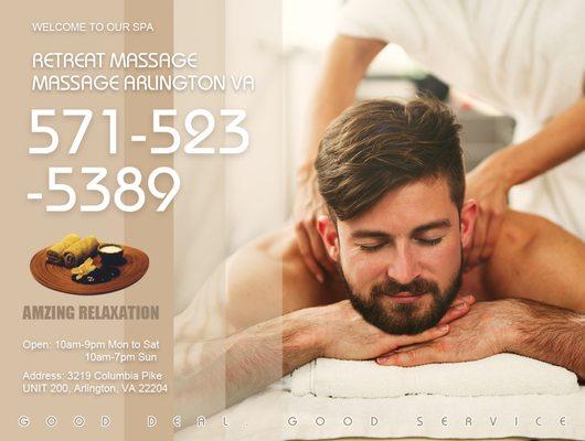 Retreat Massage Arlington, VA