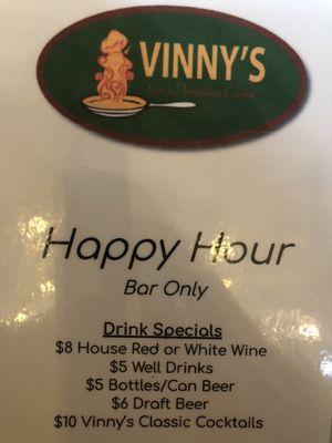 Happy Hour 4-6