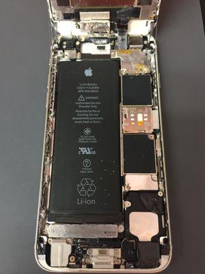 A look inside a water damaged iphone #oops