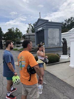 Cemetery stop.