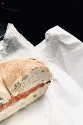 Double Happiness: (Smoked Salmon+Just A Sliver Of Veggie Cream Cheese As Requested On Toasted Plain)