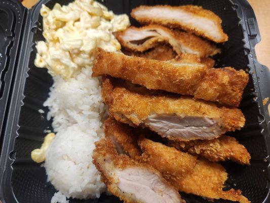 Chicken Katsu plate.