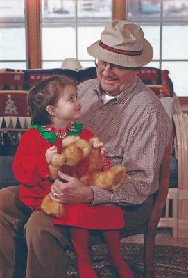 Tom with his granddaughter Zoe...she is now a freshman at Wawasee High School! Time flies!