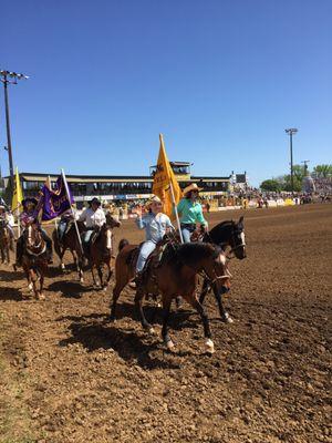 In the Red Bluff Roundup Procession