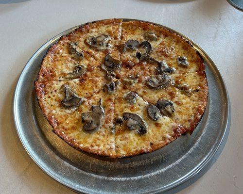 Mushroom Pizza ( Great texture & taste )