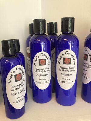 Lotion handmade by Rose Howe