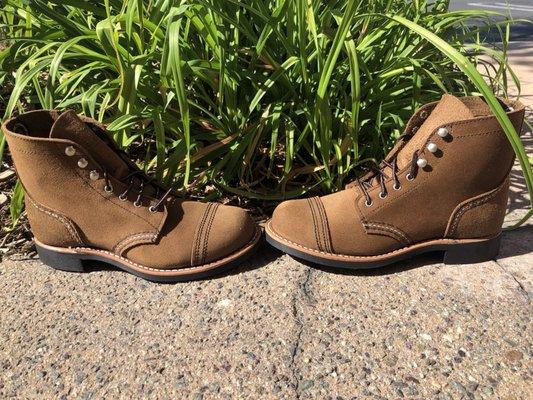 Red Wing Women's Iron Ranger in Clove Acampo leather now available in store.