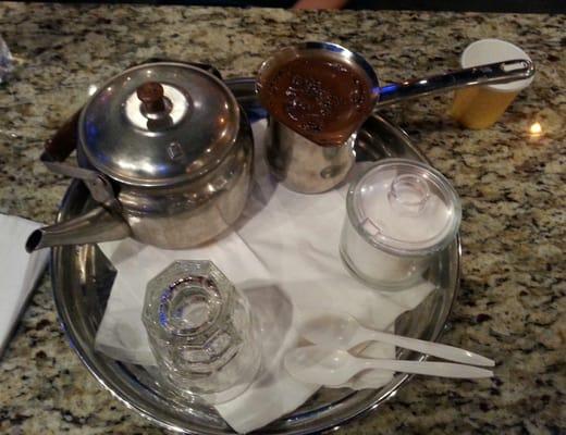 Turkish Coffee and tea