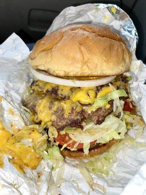 Double Yardley Cheeseburger