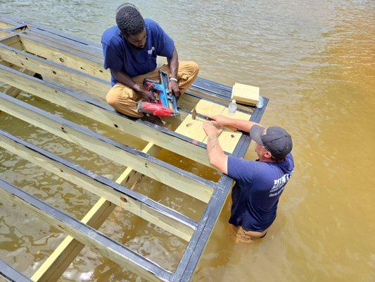 Expert Dock Construction, repairs and re-decking