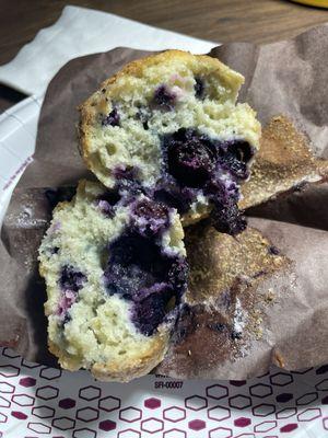 Orange Blueberry muffin