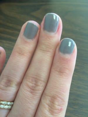 1-day old manicure.