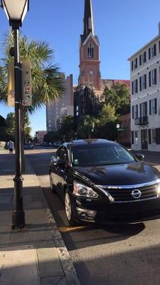 One of Charleston Cabs limo cars