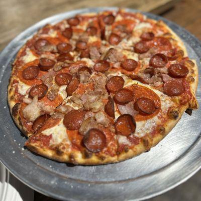 Pepperoni Blast with 3 types of pepperoni, can you say YUM!!