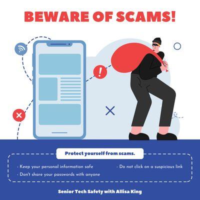 Scams target everyone, do not be there next victim!