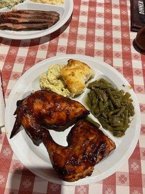 BBQ Chicken Platter Lunch