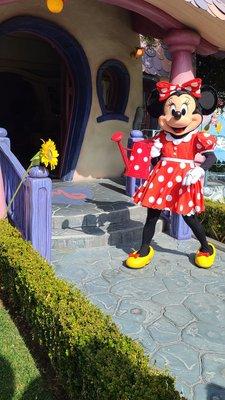 Minnie with her matching Watering Can  11-02-2021