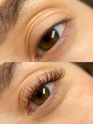 Hybrid ( lash brown color)