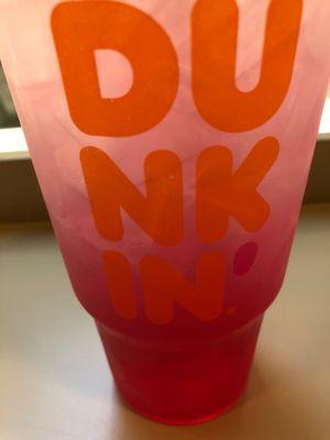 Strawberry Dragonfruit Dunkin' Lemonade Refresher