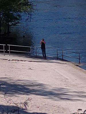 Beach and water area