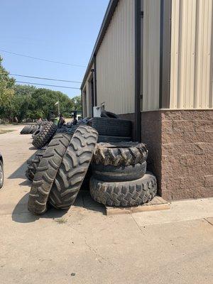 Tires everywhere