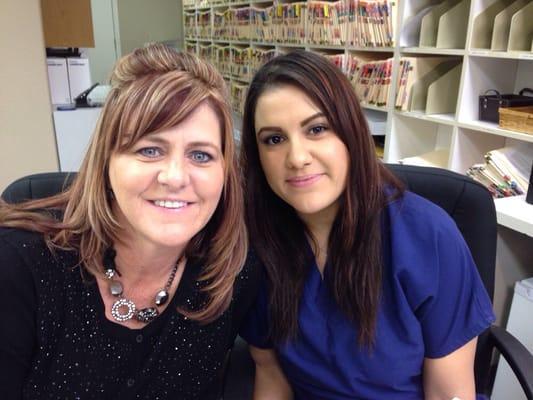 Loretta & Lilianna, fabulous front desk ladies.