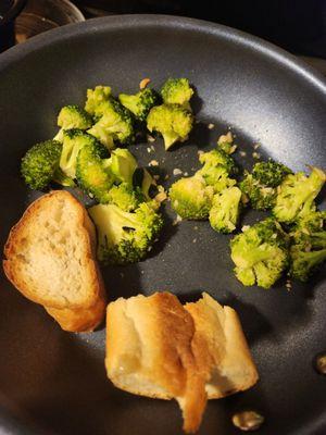 Brocoli Rabbe and Subway dough