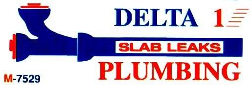 Delta 1 Plumbing Business Logo