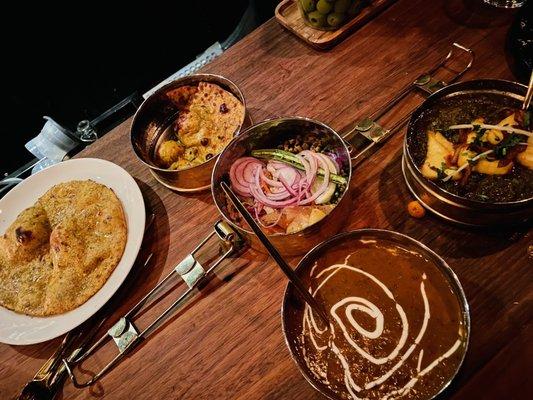 Saag paneer tiffin