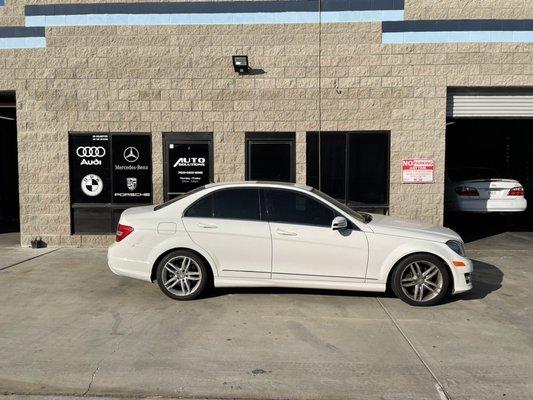 Mercedes c250 that needed a new key